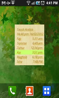 Salah Timings android App screenshot 0